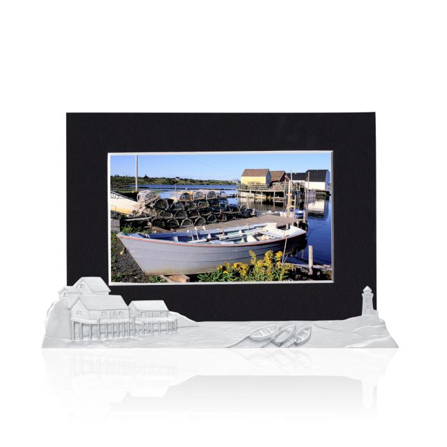 MARITIME PICTURE HOLDER -  - Amos Pewter