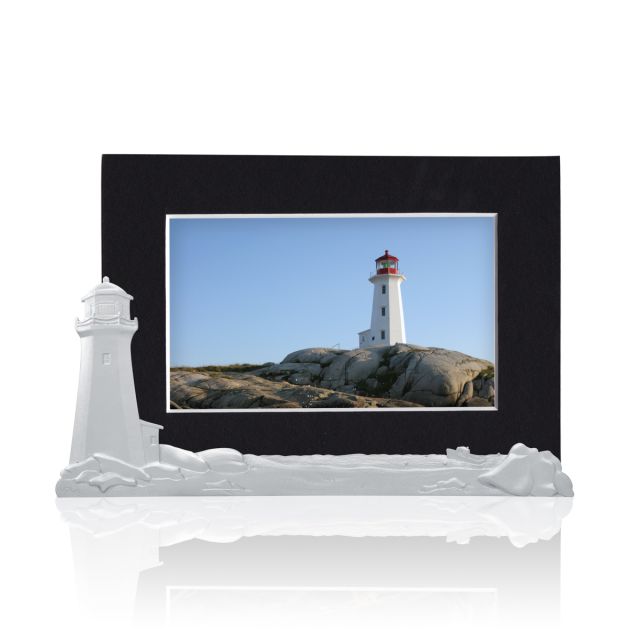 PEGGY'S COVE PICTURE HOLDER -  - Amos Pewter