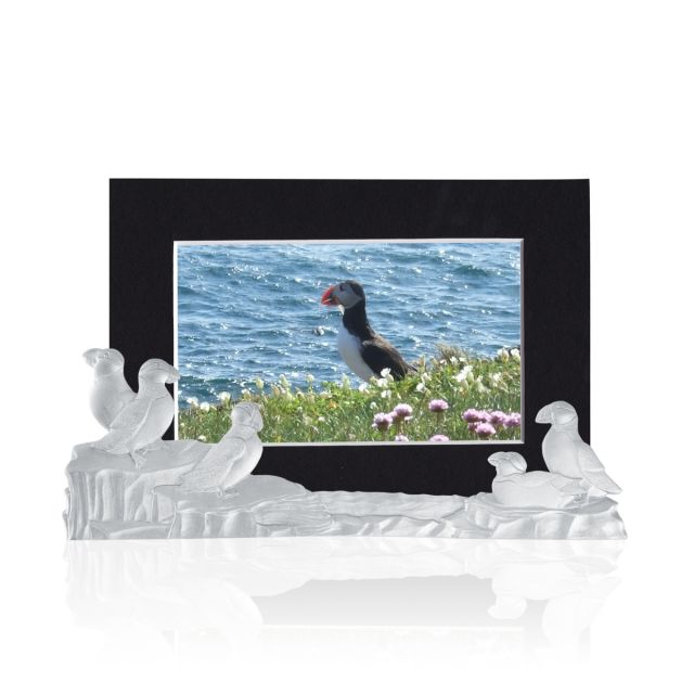 PUFFIN PICTURE HOLDER -  - Amos Pewter