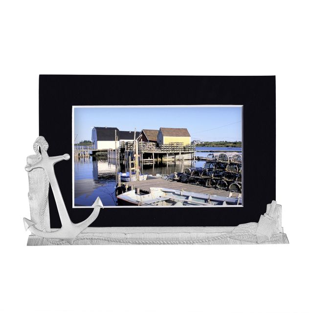 ANCHOR PICTURE HOLDER -  - Amos Pewter
