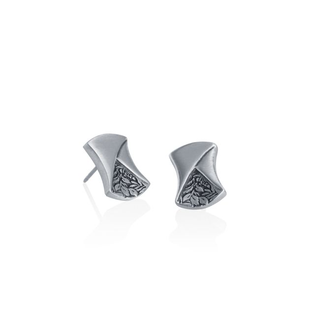 BOTANICA EARRINGS -  - Amos Pewter