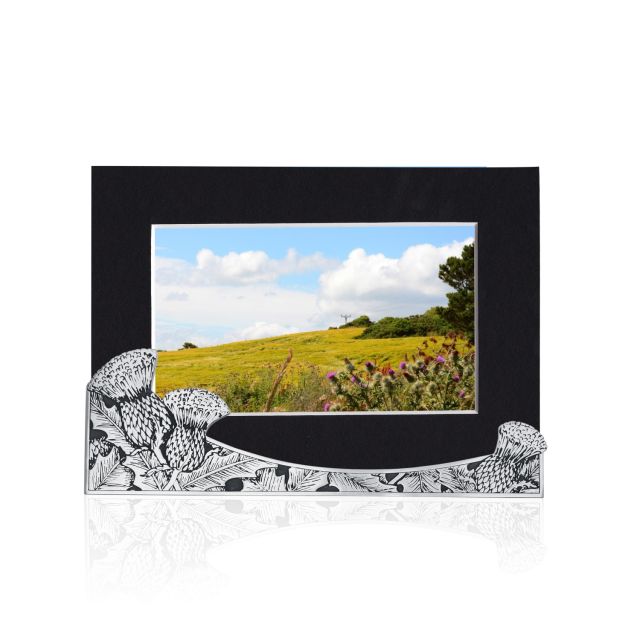 THISTLE PICTURE HOLDER -  - Amos Pewter
