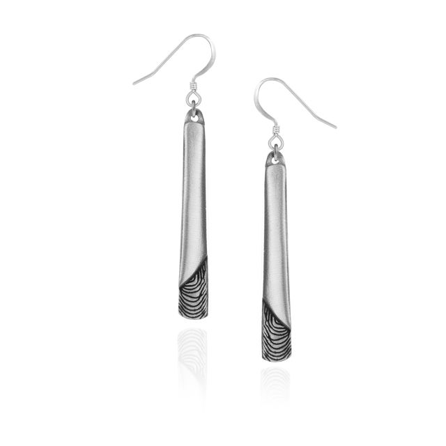 MOKUME EARRINGS -  - Amos Pewter