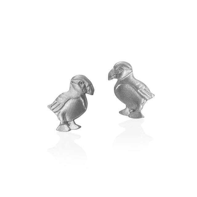 PUFFIN EARRINGS -  - Amos Pewter
