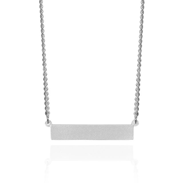 STRATUS HORIZONTAL NECKLACE -  - Amos Pewter