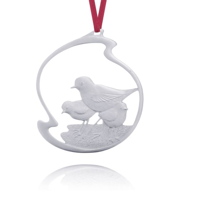 PLOVERS COLLECTOR ORNAMENT 1999 -  - Amos Pewter