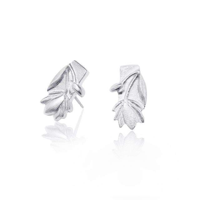 FEATHER EARRINGS | Amos Pewter, Handcrafted in Nova Scotia