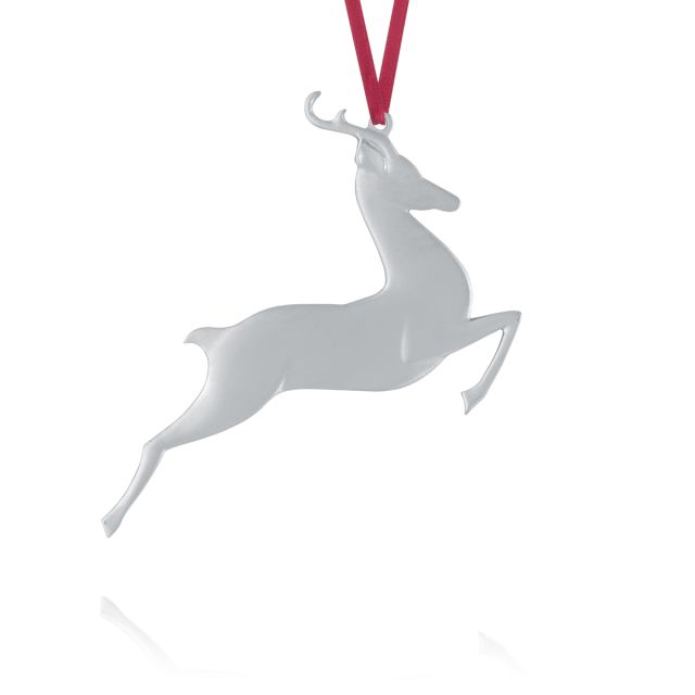 REINDEER COLLECTOR ORNAMENT 1997 -  - Amos Pewter