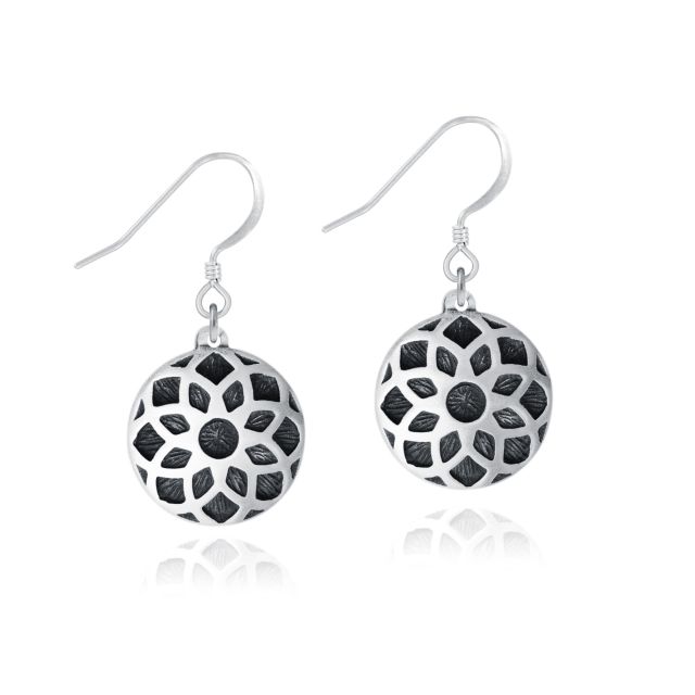 SOLSTICE EARRINGS -  - Amos Pewter