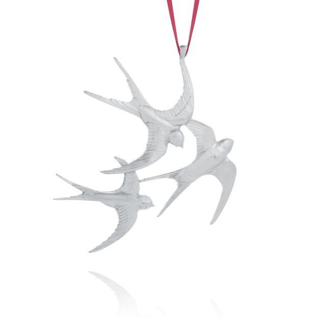 SWALLOWTAIL COLLECTOR ORNAMENT 1985 -  - Amos Pewter