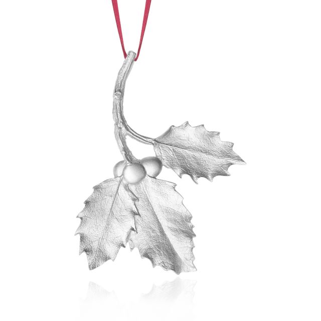 HOLLY COLLECTOR ORNAMENT 2024 -  - Amos Pewter