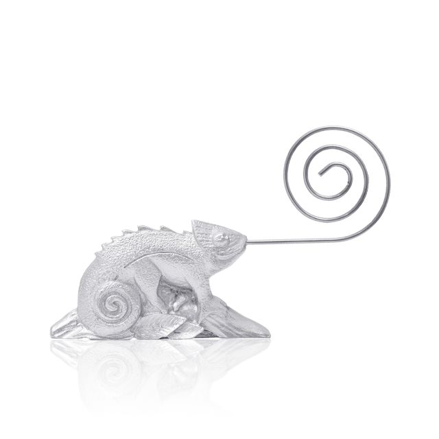 CHAMELEON MINI PICTURE HOLDER -  - Amos Pewter