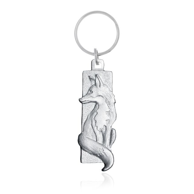 FOX KEY RING -  - Amos Pewter