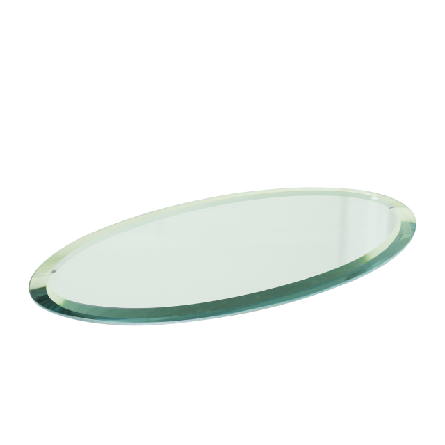 SCULPTURE MIRROR -  - Amos Pewter