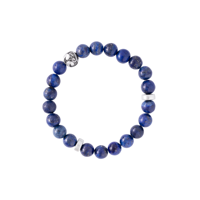 WAVE BEADED BRACELET -  - Amos Pewter