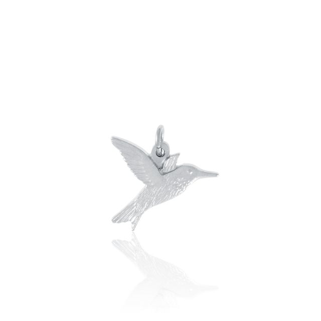 HUMMINGBIRD CHARM -  - Amos Pewter