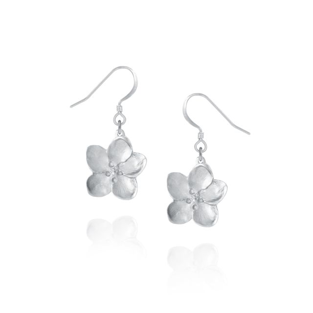 APPLE BLOSSOM EARRINGS -  - Amos Pewter