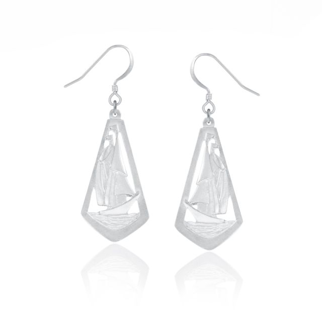 BLUENOSE EARRINGS -  - Amos Pewter