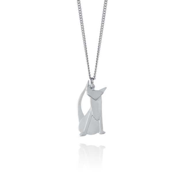 CAT NECKLACE -  - Amos Pewter