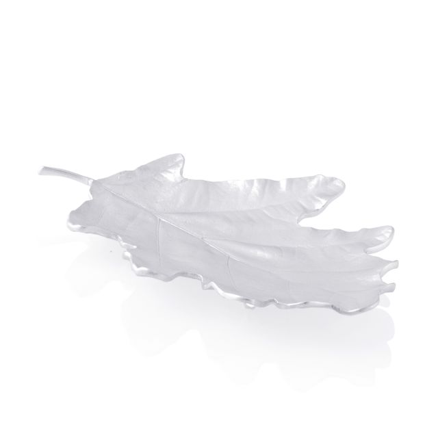 OAK LEAF DISH -  - Amos Pewter