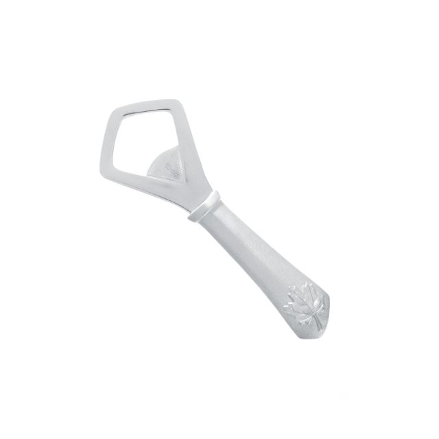 MAPLE LEAF BOTTLE OPENER -  - Amos Pewter