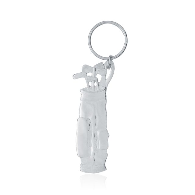 GOLF BAG KEY RING - - Amos Pewter