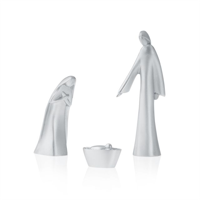 NATIVITY  MARY, JOSEPH & BABY JESUS -  - Amos Pewter