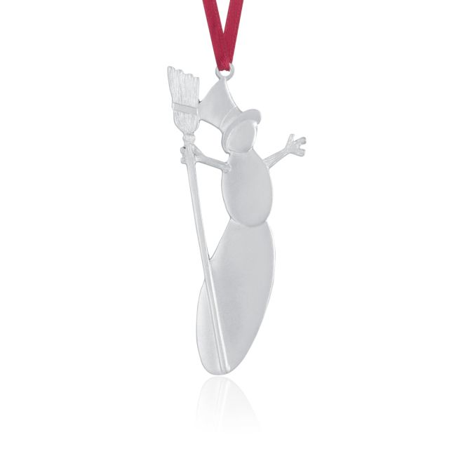SNOWMAN ORNAMENT -  - Amos Pewter