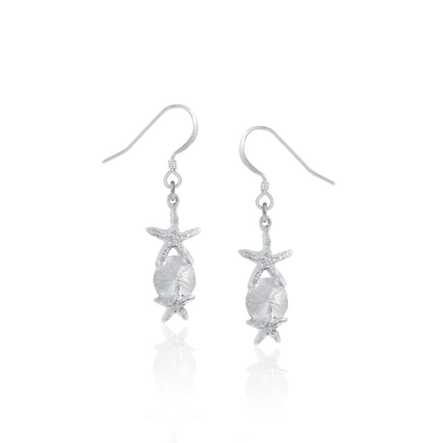 BEACH TREASURE EARRINGS -  - Amos Pewter