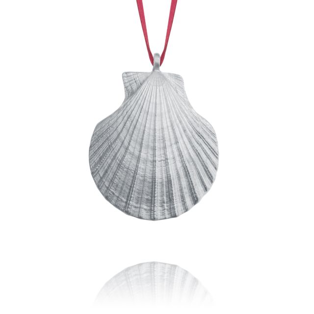 SCALLOP ORNAMENT -  - Amos Pewter