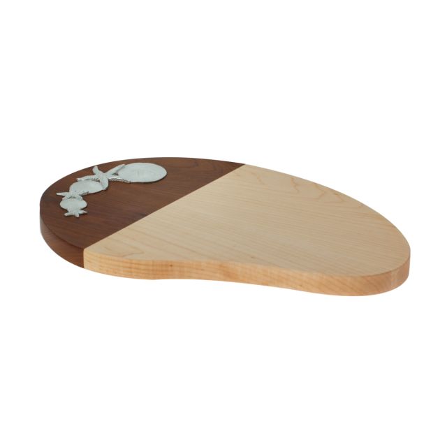 BEACH TREASURE CHEESE BOARD -  - Amos Pewter
