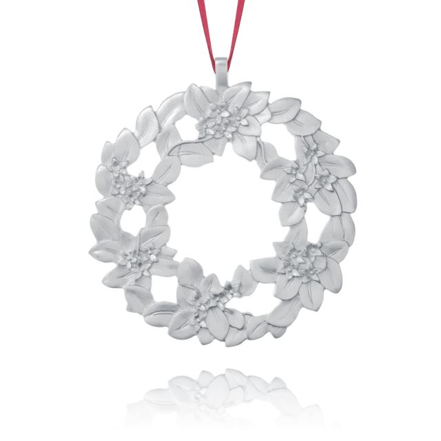 MAYFLOWER WREATH COLLECTOR ORNAMENT 2009 -  - Amos Pewter