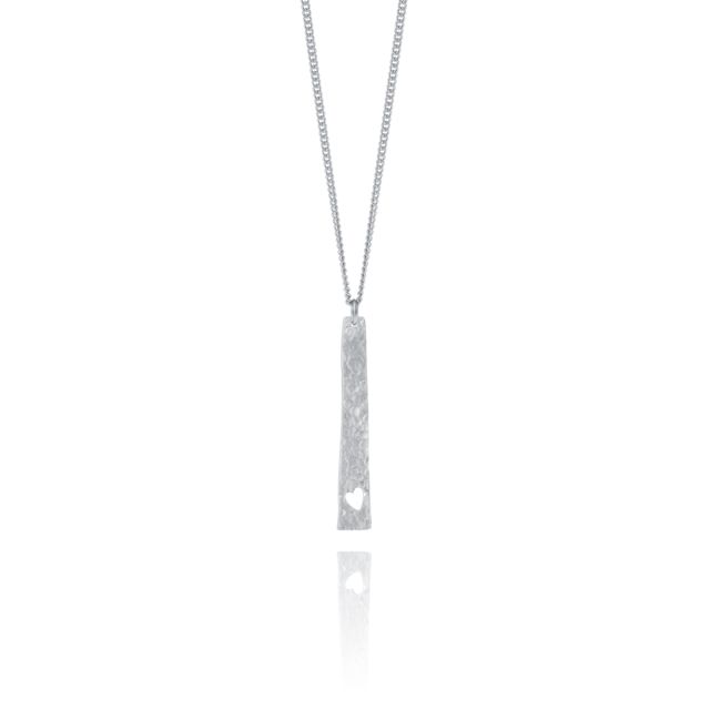 HEART BEAT NECKLACE -  - Amos Pewter