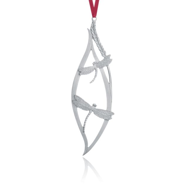 DRAGONFLY COLLECTOR ORNAMENT 2010 -  - Amos Pewter