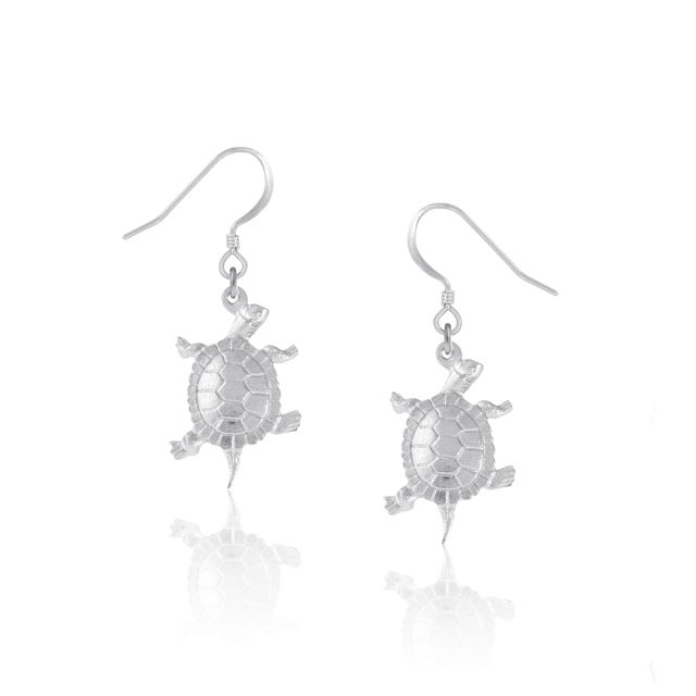 TURTLE EARRINGS -  - Amos Pewter