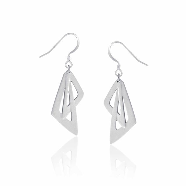ILLUSION EARRINGS -  - Amos Pewter