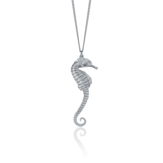 SEAHORSE NECKLACE -  - Amos Pewter