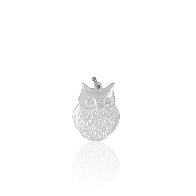 OWL CHARM -  - Amos Pewter