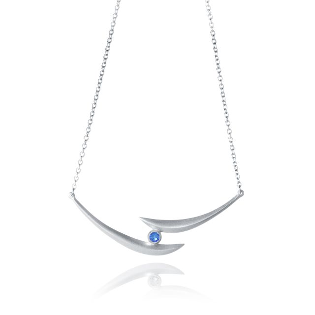 CRESCENT NECKLACE -  - Amos Pewter