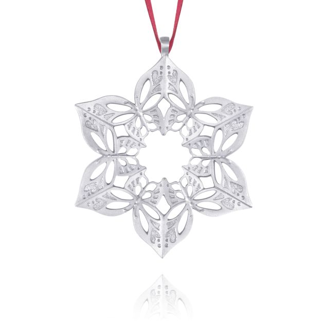 WINTER BLOSSOM COLLECTOR ORNAMENT 2015 -  - Amos Pewter