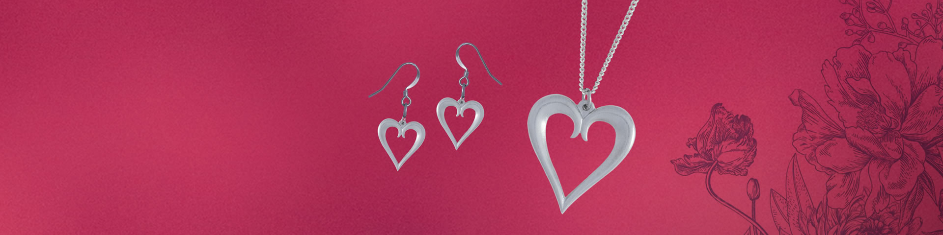 Amos Pewter Valentine’s Day gift ideas like jewelry, charcuterie boards, and wine stoppers